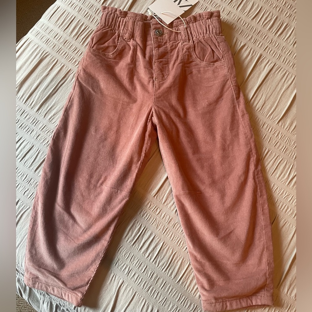 Brand new Zara Pink Corduroy Pants